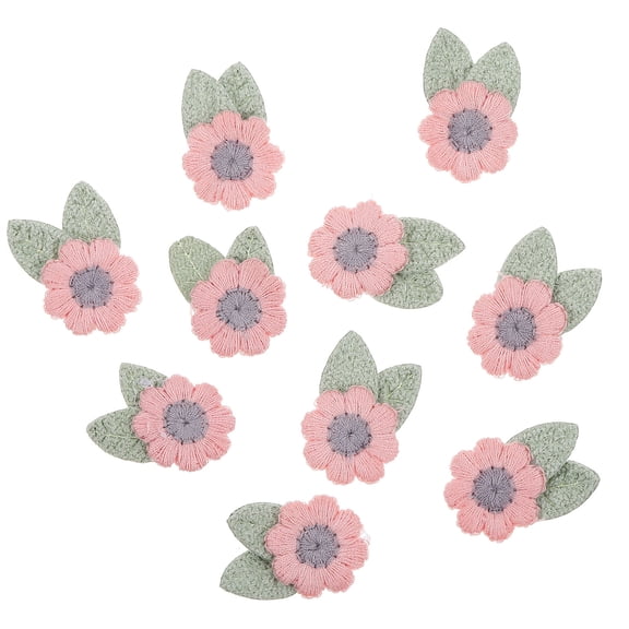 Amosfun 10Pcs Embroidered Flower Clothing Patch Iron on for Clothes Repair