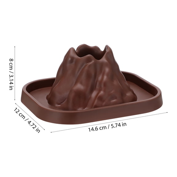 Amosfun 10Pcs Realistic Volcano Science Models for Decor and Erupting Volcano Experiments