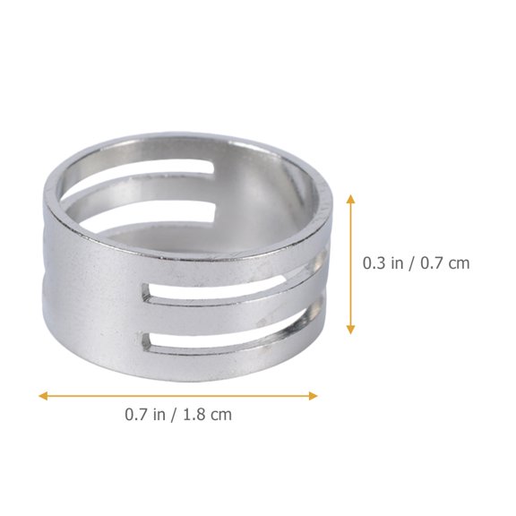 Amosfun 10Pcs Silver Jump Opener Tool Easy to Open and Close Rings