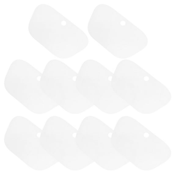 Amosfun 10Pcs Tall Boot Shape Holders White PVC Inserts for Boot Structure Support