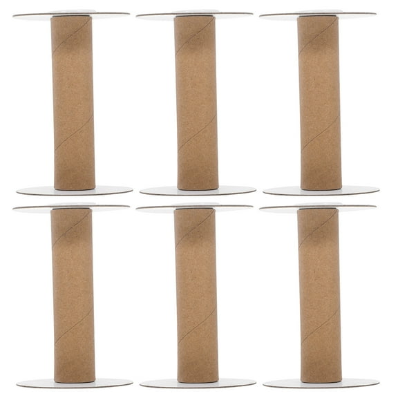 Amosfun 10Pcs Weaving Bobbin Multi Plastic DIY Winding Sewing Accessories