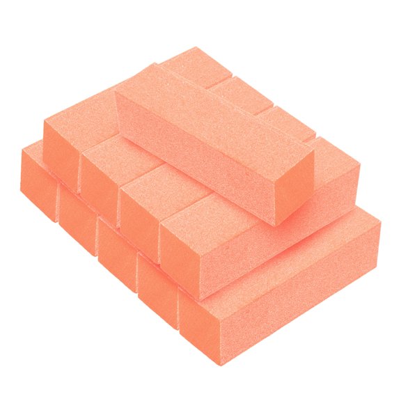 Amosfun 10pcs Buffing Blocks for Nails White Sand Tools Women