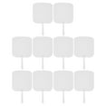 thumbnail image 1 of Amosfun 10pcs Wedding Sublimation Blanks Paddle Fan White DIY Blank Fans for Friends and Families, 1 of 8