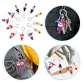 thumbnail image 1 of Amosfun 12Pcs Clown Keychains Key Protection Random Color for Keys, 1 of 7