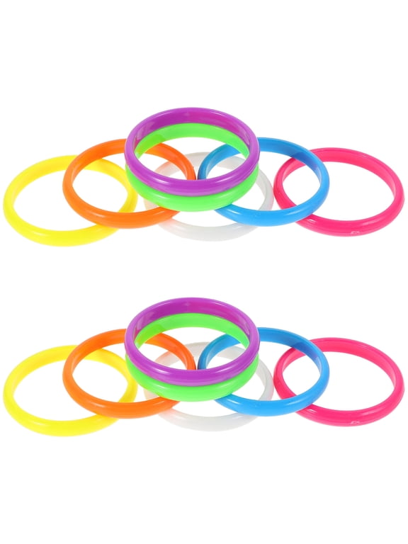 14Pcs Assorted Color Jelly Colored Bracelets Plastic Bangles for Fashionable Wrist Decoration