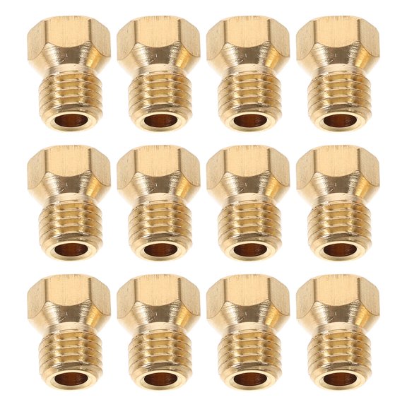 Amosfun 15Pcs Copper Stove Orifice Set for Propane Gas Range Easy Installation Replacement