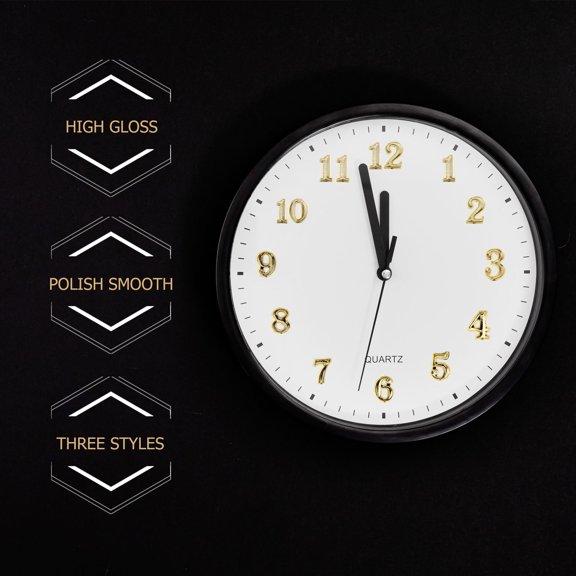 Amosfun 15Sets Wall Clock Numerals Assorted Color Arabic Number Replacement Parts for Clock Use
