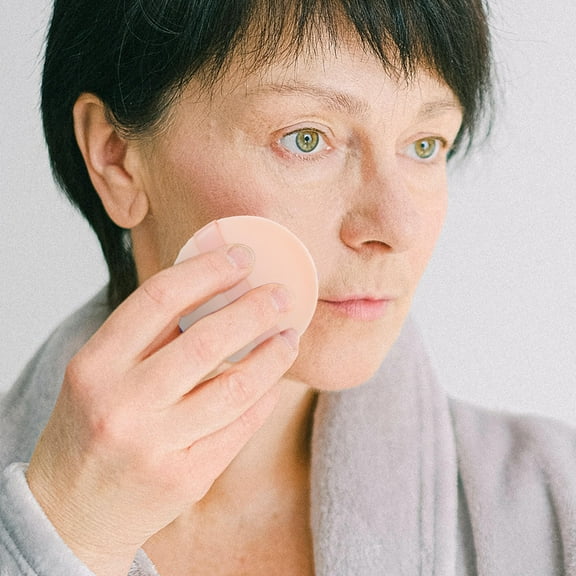 Amosfun 16Pcs Cotton Makeup Pads for Gentle and Smooth Loose Powder Application