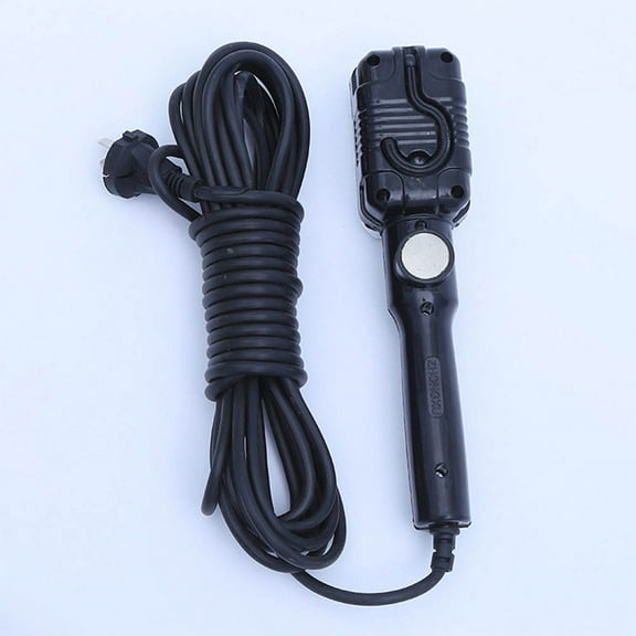 Amosfun 1Pc Black LED Work Light with Magnetic Hook Portable Car Maintenance Inspection Lamp