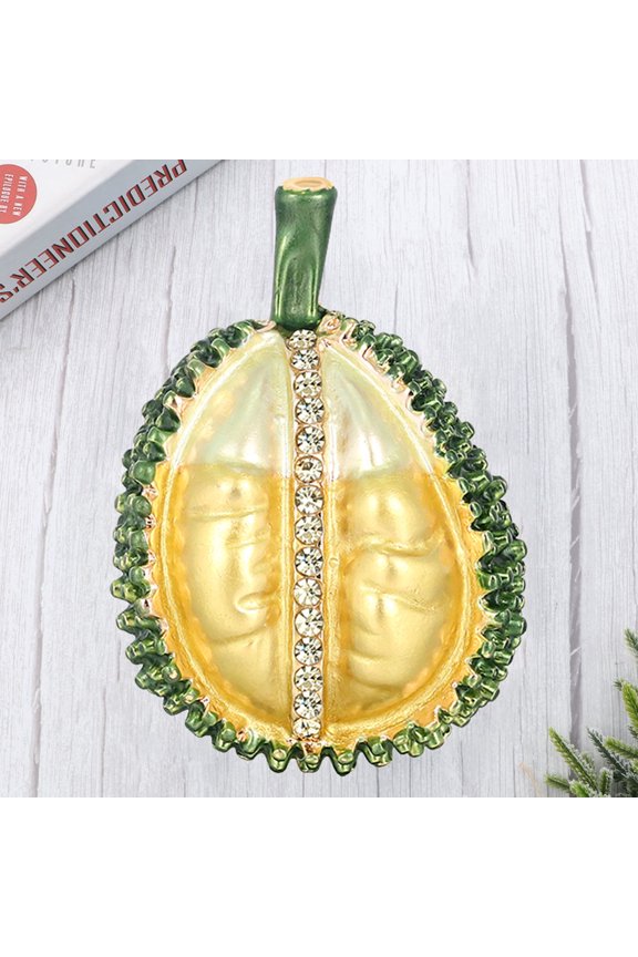 1Pc Elegant Yellow Fruit Breastpin Brooch for Wedding Party and Daily Wear