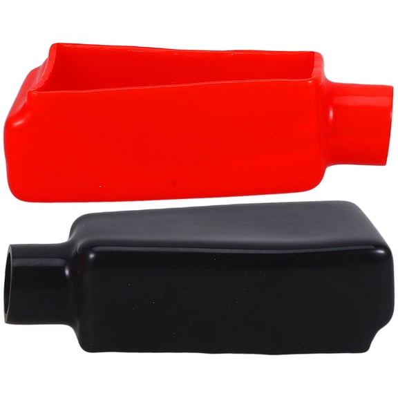 Amosfun 1Pair Battery Terminal Cover Replacement Kit with Sturdy PVC Material for Rv and Boat Batteries