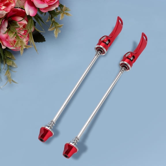 Amosfun 1 Pair Red Quick Release Skewers 157/210 Hub Wheel Parts Accessories
