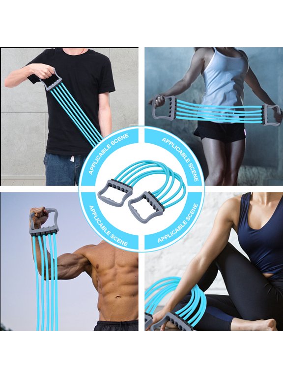 1Pc Chest Expander with Detachable Spring Exerciser for Pectoral Muscle Training