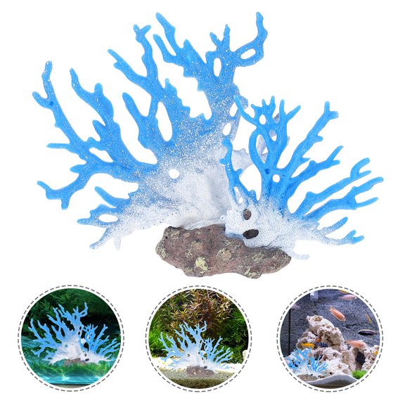 Amosfun Tree Aquarium Decoration for Fish , Natural Landscape , 1 Piece