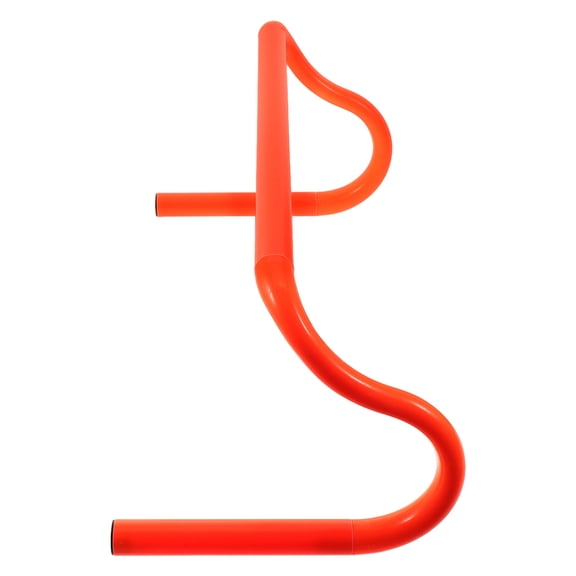 Amosfun 1Pc Detachable Orange PVC Training Hurdle for Core Strength and Cardio Agility Drills