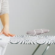 Amosfun Foldable Grey Ironing Board, Portable and Space-Saving for Household Use
