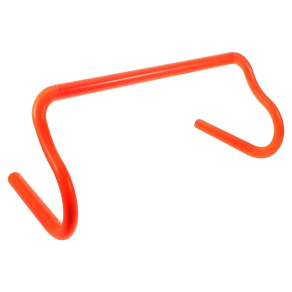 Amosfun 1Pc Lightweight Orange PVC Agility Hurdle for Powerful Pedaling and Jumping