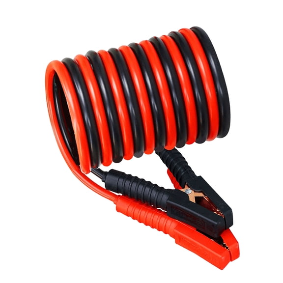 Amosfun 1Pc Portable Booster Jumper Wire with Thick Core for Large Suvs and Compact Car Batteries