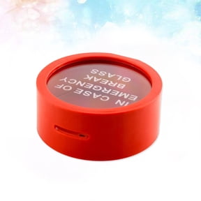 Amosfun 1Pc Red Coin Box Safe for Saving Money Durable Ps Glass Design Suitable for Office Or Home
