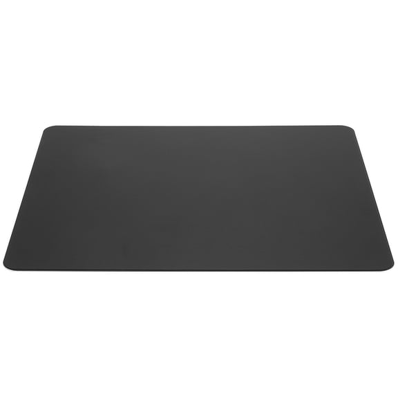 Amosfun Ultra-Thin Aluminum Alloy Double-Sided Mouse Pad, Black, Non- for Gaming and Office Desk Use