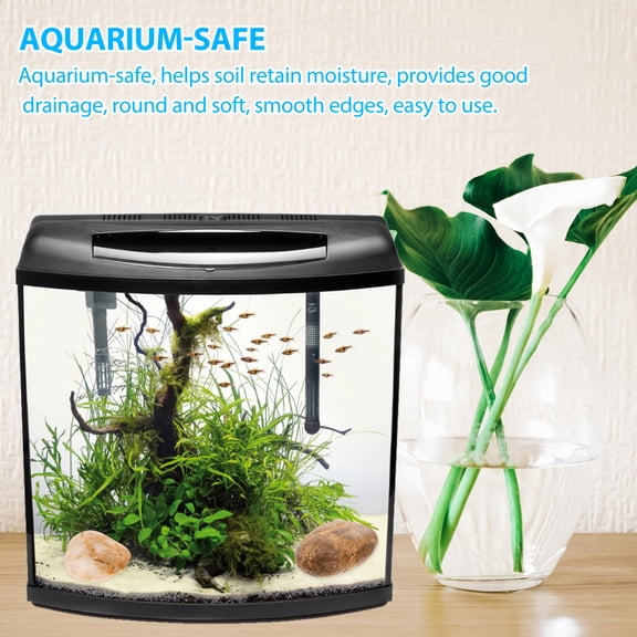 Amosfun 1Set Assorted Color River Rocks for Aquarium and Garden Stones Decorative with Smooth Edges