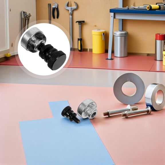 Amosfun 1Set Black Motorcycle Seat Fastener Bolt Cnc Machined Aluminum Alloy for Quick Removal