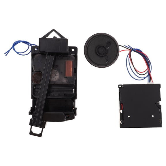 Amosfun 1Set Music Box Mechanism Set with Clock Movement and Pendulum for DIY Clock Repair