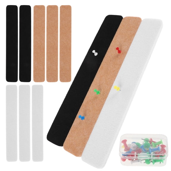 Amosfun Felt Message Board Set Assorted Colors Easy Home Installation