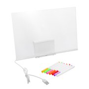 Amosfun LED Acrylic Lighted Message Board USB Powered Rewritable Pad