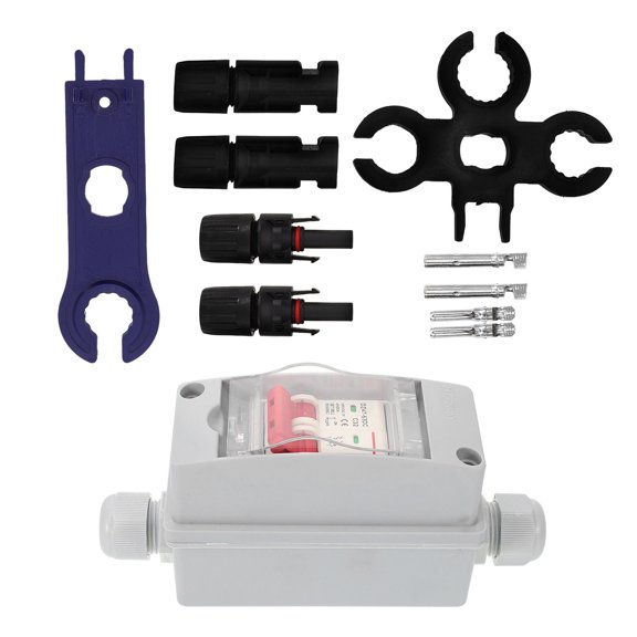 Amosfun 1Set Light Grey Circuit Breaker Box Plastic Distribution Protection Box for Reliable Use