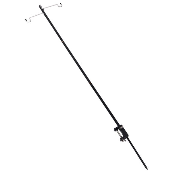 Amosfun 1Set Lightweight Foldable Camping Light Stand with Hook Aluminum Alloy Tent Lamp Holder