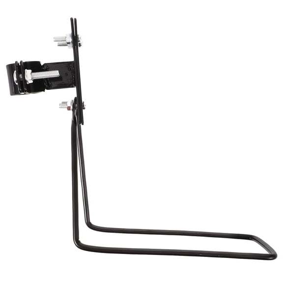 Amosfun 1Set Metal Bike Basket Bracket Front Rack Black Stainless Steel for Mountain and Road Bikes