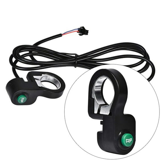 Amosfun Universal Motorcycle Horn Button Black ABS 1Pcs for ATV