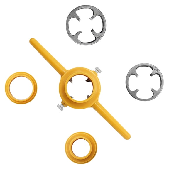 Amosfun Water Threading Die Tap Wrench Set with Plastic Die for Home Use - 1 Set Tool Kit for Thread Cutting