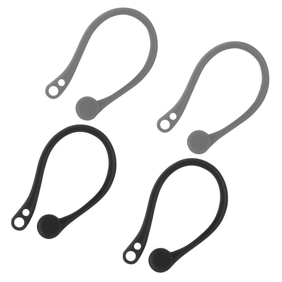 Amosfun earbuds covers silicone tips Ear Hooks Anti Lost Women for Jogging 2 Pairs