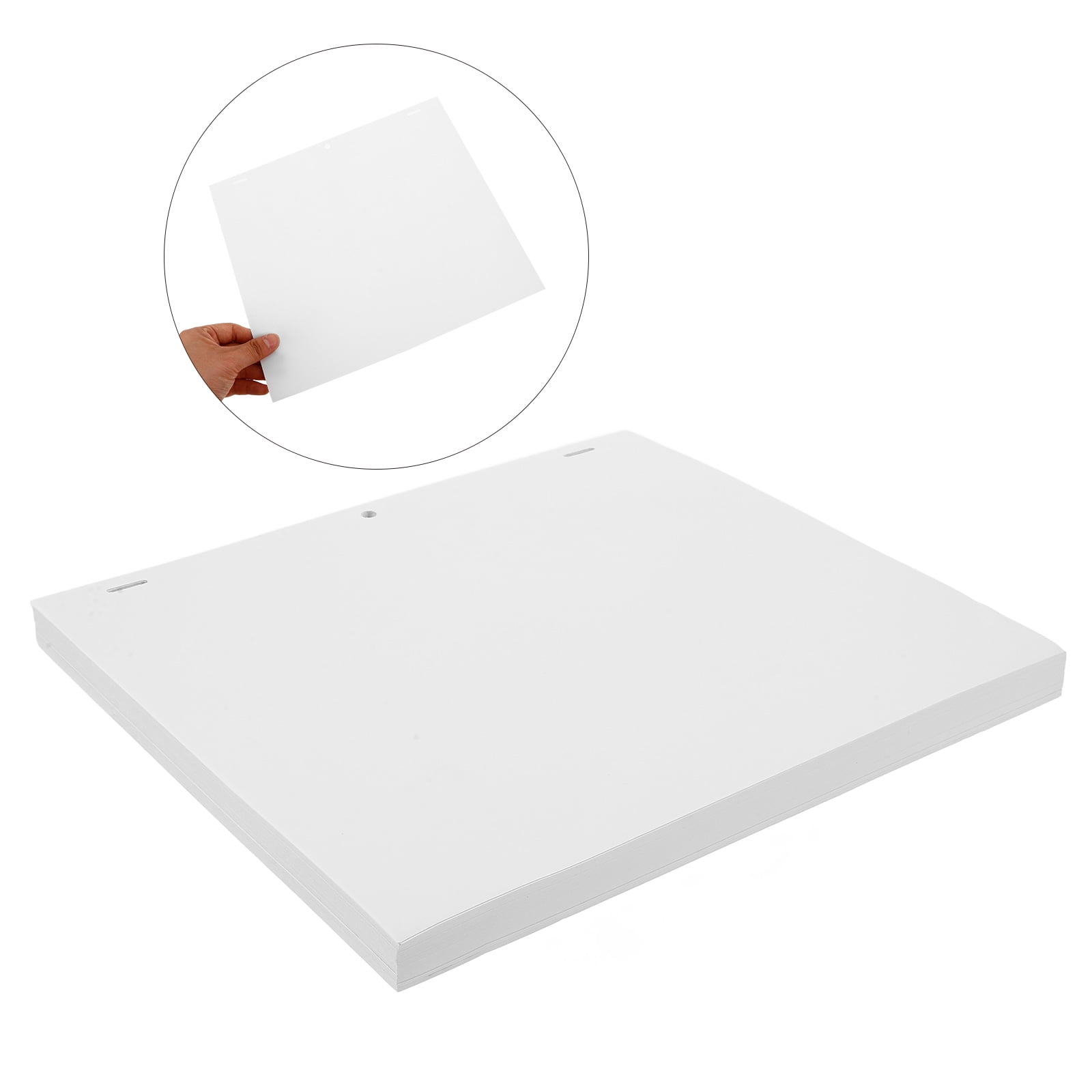 Amosfun 200Pcs Animation Paper Sheets White for Painting Drawing Art with Pencil Marker Use