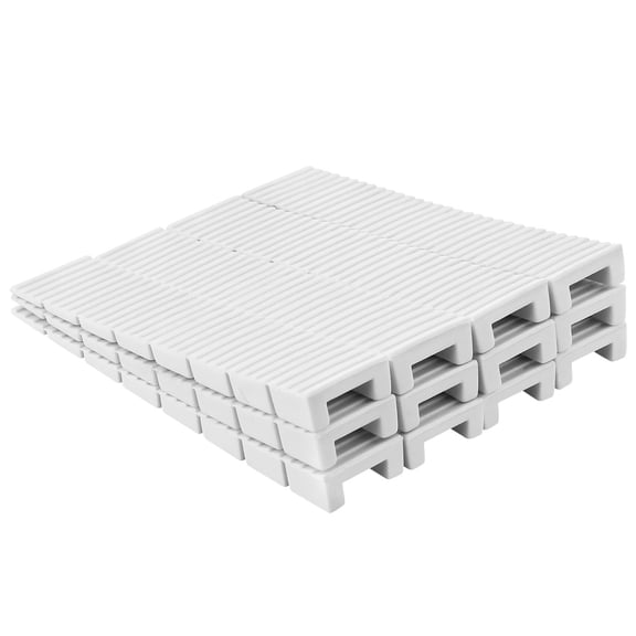 Amosfun Durable ABS Furniture Shims for Leveling and Stabilizing 20Pcs