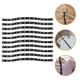 Amosfun 20Pcs Black Plastic Hanger Connecting Strips Multipurpose ...