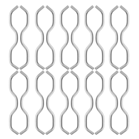 Amosfun 20Pcs Heavy Duty Trampoline Spring Hook Replacement Parts with Quiet Secure Connection