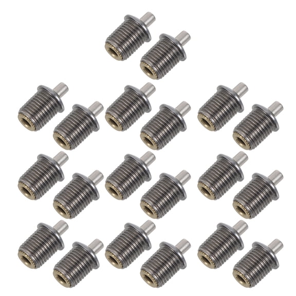 Amosfun 20Pcs Metal Wire Rope Tensioner with Adjustable Rope Locking Device for Tent Guyline and Cords