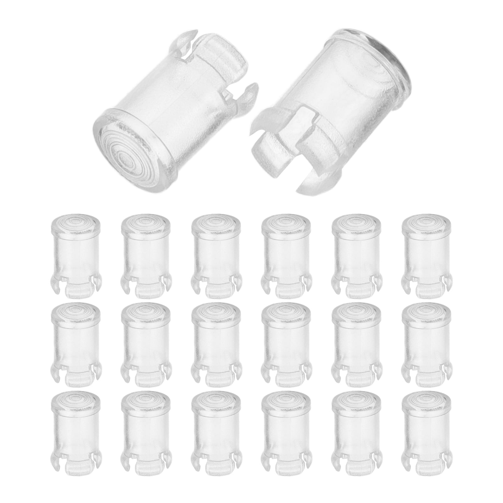 Amosfun 20Pcs Transparent 3Mm LED Light Holder Clips Plastic Diode Bulb ...