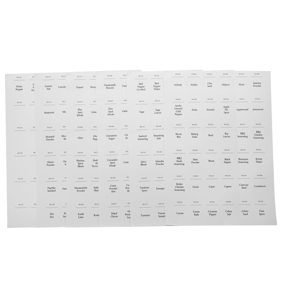 Amosfun 216Pcs Classification Sticker Labels for Kitchen Use Waterproof and Oil Resistant