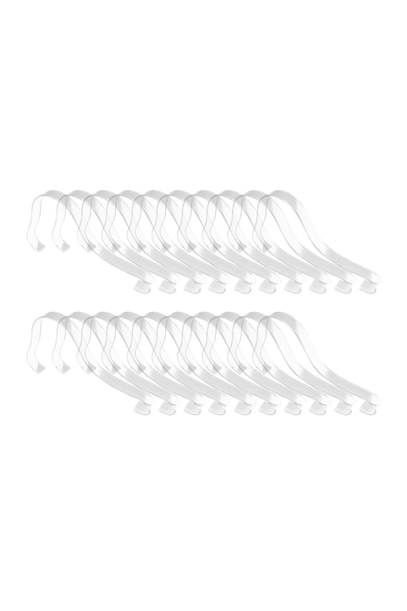 24Pcs Transparent Shoe Display Stand with Sandals Inner Support for Shoe Store Use