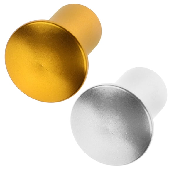 Amosfun 2-Pack Aluminum Alloy Handbrake Button Covers Universal Fit Car Hydraulic Drift Knob Replacement Accessories