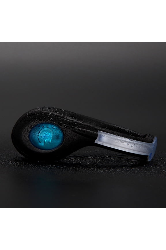 2Pcs Blue LED Shoe Clip Lights Weather Resistant Night Running Gear for Safe Jogging and Cycling