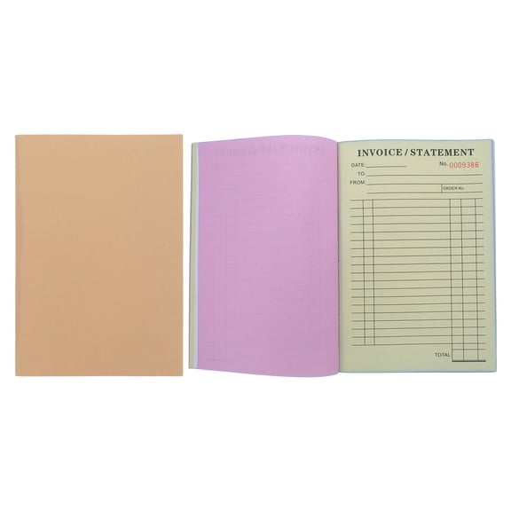 Amosfun 2Pcs Contractor Invoice Book Booklet with Work Order Forms for Small Business and Repair Shop Use