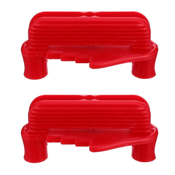 Amosfun 2Pcs Drawing Edges Wire Gauge Red ABS Plastic for Woodworkers