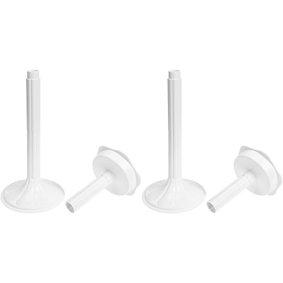 Amosfun 2Pcs Multi Purpose White Roman Pillar for Wedding Road Guide and Party Decoration