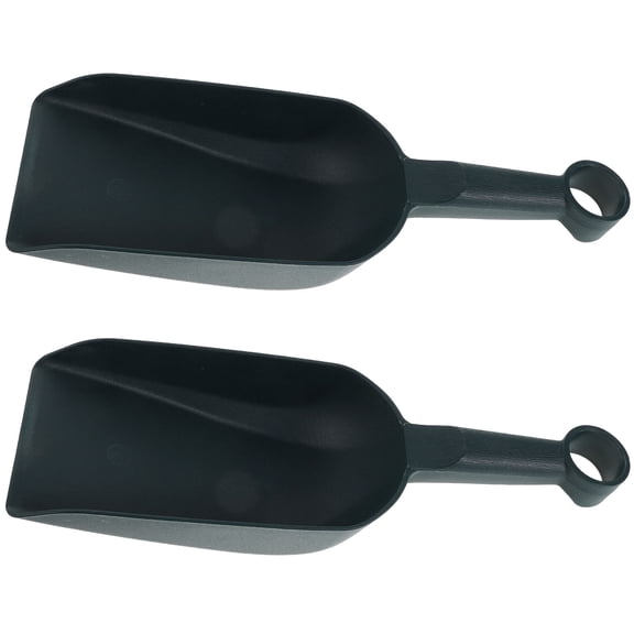 Amosfun 2-Pack Portable Small Garden Spades with Ergonomic Handles for Accurate Digging, Planting, and Gardening Tasks