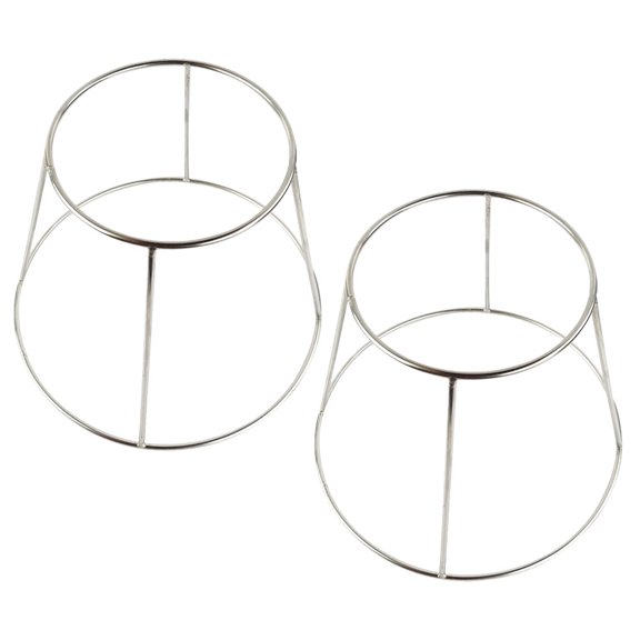 Amosfun 2Pcs Stainless Steel Seafood Holder with Dual Layer Design for Dinner Occasion